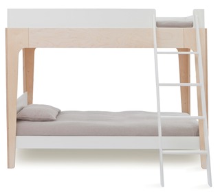 Perch Bunk Bed White/Birch - Oeuf NYC